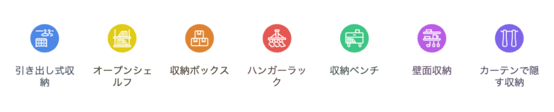 ロフトベッド下の収納アイデア特集