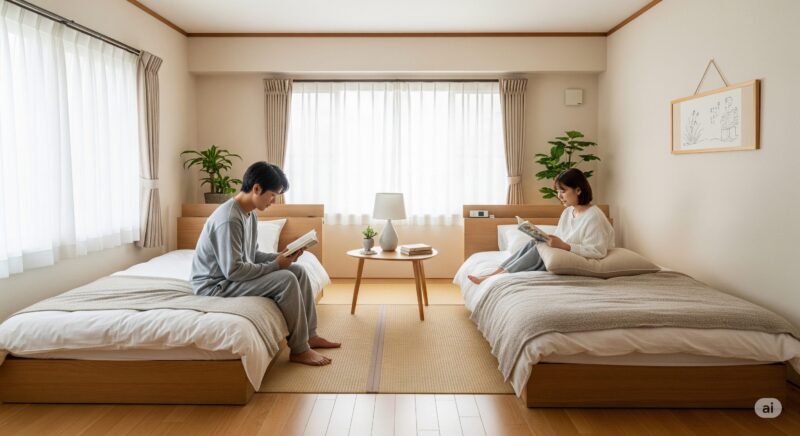快適な夫婦の寝室レイアウトのポイント