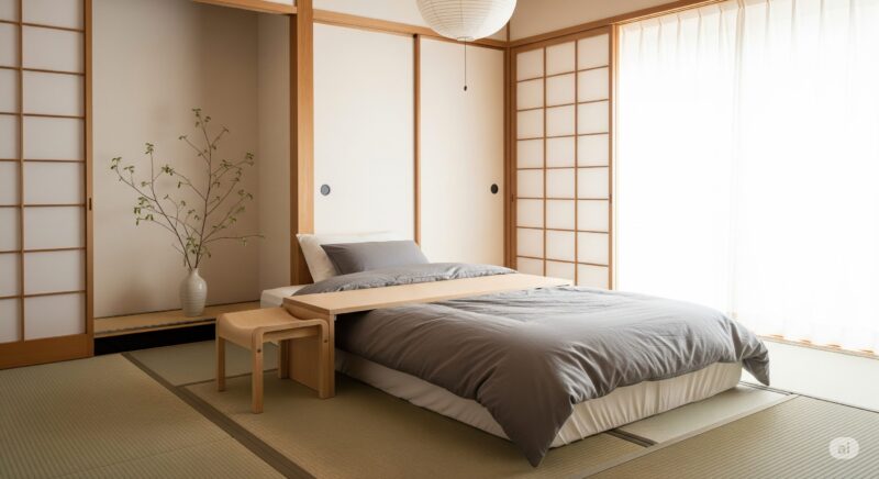 置くだけ簡単なベッド拡張スツール