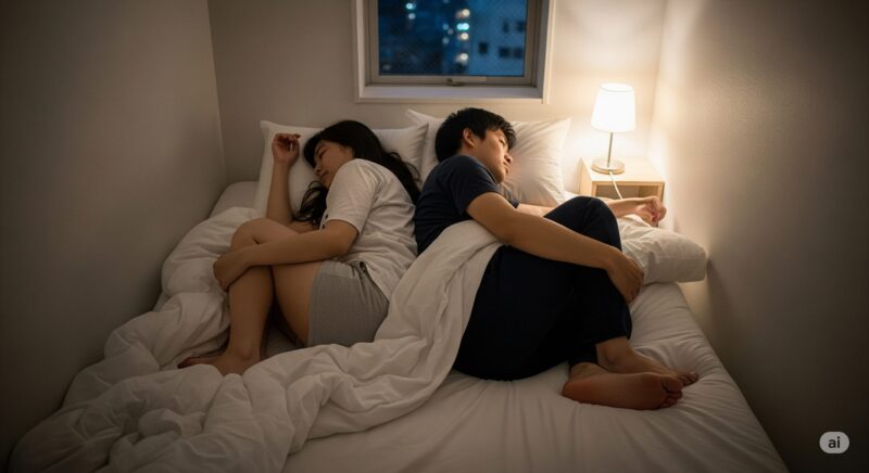 シングルベッドに2人寝はできますか？