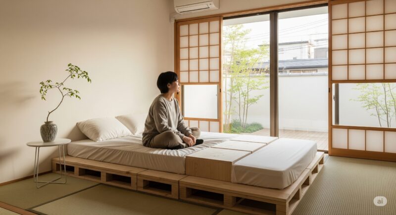 組み合わせ自由なパレットベッド